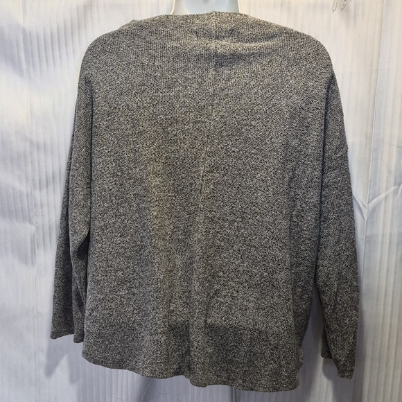 Cozy Gray Knit Boatneck Sweater - Picture 6 of 7